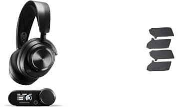 SteelSeries Arctis Nova Pro Wireless - Multi-System Gaming-Headset – Hi-Fi-Treiber – Active Noise Cancellation – Infinity Power System – PC & Razer Mouse Grip Tape Viper + Viper Ultimate (rutschfest