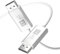 huaham Cable DisplayPort 2.1 de fibra óptica de 16 K de 16.4 pies, cable DP 2.1 [16K a 30Hz, 8K a 60Hz, 4K a 240Hz] Cable de puerto de visualización de video de 80 Gbps compatible con