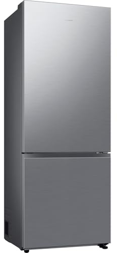 Samsung RB53DG703CB1EF Kühl-Gefrierkombination, 203 cm, 538 l, Extra breit (75 cm), Kühlschrank mit Gefrierfach, Wifi & AI Energy Mode, Twin Cooling+, Metal Cooling, No Frost+, Premium Black Steel