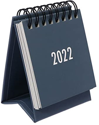 STOBOK Faltbarer Spiral-tischkalender Mini-kalender Für Zuhause Büro Und Schule Schreibtafelnotizen Memo-geschenke