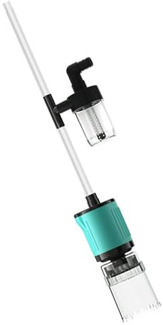 Limpiador de Grava eléctrico for acuarios, Potente Limpiador de peceras con Bomba de sifón, Ideal for Agua y peceras, Herramientas de Limpieza de Grava al vacío
