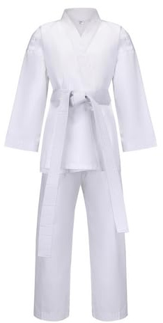 MSMAX Karate Gi for Kids Students Martial Arts Training Uniform with Belt for Judo and Karate Taekwondo Jiu Jitsu,1