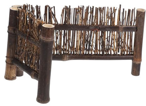 HEMOTON Recinzione Da Giardino in Miniatura Piccola Staccionata Per Decorazioni Da Giardino Bonsai Casa Delle Bambole