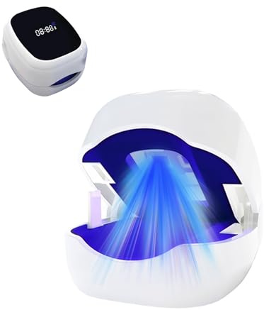 Mycose des ongles laser Action rapide Haute efficacité - Thérapie laser à froid Traitement de plusieurs orteils et pieds confortables bleus thérapie infrarouge - Mycose des ongles laser (6 lampe)