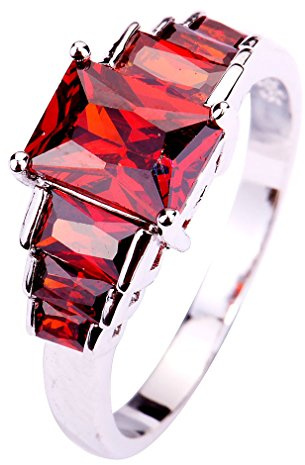 Bridal Wedding Cubic Zirconia Engagement Band Ring for Women Gift