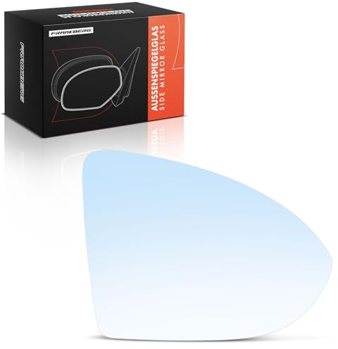 Frankberg Spiegelglas Außenspiegel Aussenspiegelglas 5G0857522 | Rechts,Konvex,Beheizbar,Elektrisch; Kompatibel mit Golf Alltrack BA5 BV5,Golf VII 5G1 BE1 BE2 BQ1,Golf VII Variant BA5 BV5