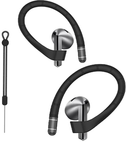 umvowuxa Crochets d'oreille pour Samsung Galaxy Buds 3 Pro/Buds3, coque d'écouteurs sport en silicone antidérapant pour Galaxy Buds 3 Pro, accessoires anti-perte, Galaxy Buds 3 crochets d'oreille