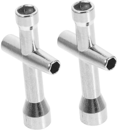 Tofficu 2 Stück Teiliges Rc Kreuzschlüssel Schraubenschlüsselhülsen für Rc Modellautos Leichtes Langlebiges Reparaturwerkzeug Kompatibel mit Hsp Wltoys