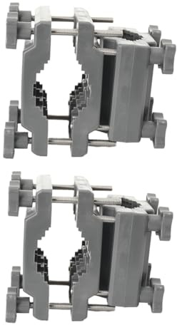 Lfhelper2er Pack Set Sonnenschirmhalter, Geländer+Schirmhalter, Balkongeländer Sonnenschirm Balkon Halterung, Edelstahl balkonklammer, Balkon Terrasse Sonnenschirm Halterung