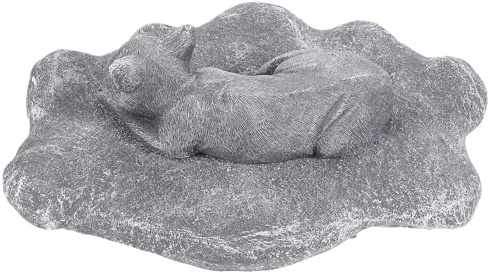PERSELOSO Stèle Funéraire en Résine pour Chien et Chat, Pierre Commémorative Gravable, Décoration Extérieure pour Espace Jardin