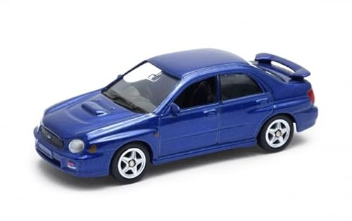 OPO 10 Modellino di Auto Compatibile con Subaru Impreza WRX STI 2002, Scala 1:64, 7,5 cm (3 Pollici), Welly SUP07