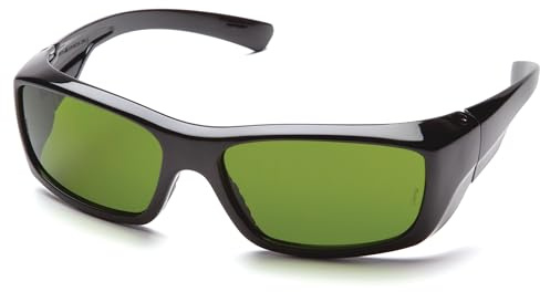 Pyramex Safety Shade 3.0 Safety Glasses, Scratch-Resistant, Black Frame, 3.0 ir Filter Lens (SB7960SF), 5.6 x 1.7 inch