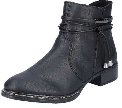 Rieker 73488 Donna stivaletti, Nero (Black/00 00), 38 EU