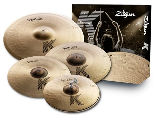 Zildjian - KS5791-K Sweet Cymbal Pack, Set di Piatti per Batteria, Piatti inclusi HiHat da 15 - Crash da 17 - Crash da 19 - Ride da 21