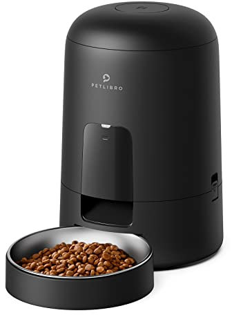 PETLIBRO Automatic Cat Feeders, Timed Cat Feeder with 180-Day Battery Life, Anti-Mistake Touch Design & Up to 6 Meals per Day, Air Automatic Cat Feeder with Timer - Ideal for Small/Medium Cat & Dog