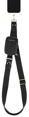 IDEAL OF SWEDEN Utility Phone Strap Beige – Handyband Zum Umhängen Mit Kartenfach & Reißverschluss, Verstellbare Länge 140 Cm, Universal Patch, Kompatibel Mit Handyhüllen