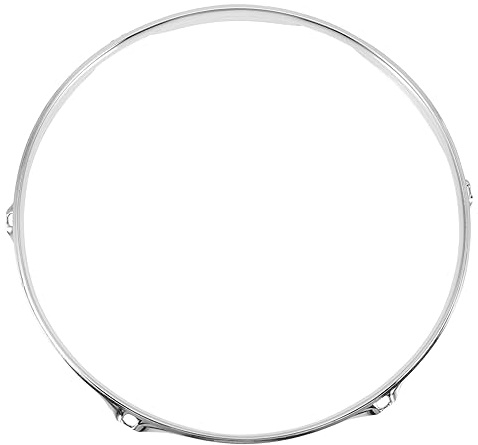 BESTonZON Steel Snare Drum Hoop Für Snare Drums Robuste Langlebige Stahl-seitenringe Für Klangqualität Installieren Für Schlagzeuger Und Musikliebhaber