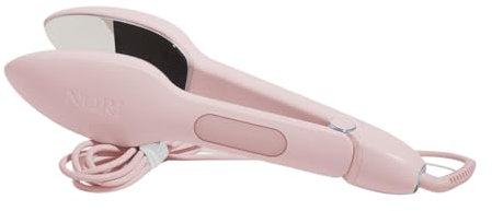Nori Press Travel Steam Iron - Handheld Iron With Optional Steam Feature - No Ironing Board Required - Easy to Use w/ 6 Fabric Settings - Removes Wrinkles - User Manual Included -Pink