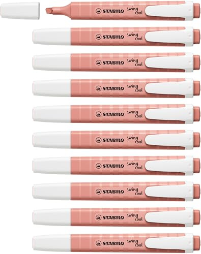 STABILO - Textmarker - swing cool NatureCOLORS - 10er Pack - siena