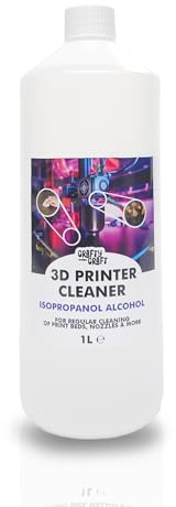Isopropyl Alcohol 3D Printer Cleaner Crafty Craft | 1L. High-purity IPA for cleaning and technical applications