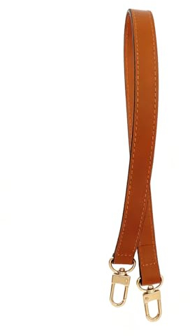 Senral Handtaschengurt Ersatz Kurz Echtleder Taschengurt Braun Beige Schwarz Schulterriemen für Pochette Achseltasche Unterarmtasche Vielseitige Geldbörse