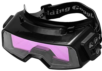 Xuodawer 1 PCS Automatische Verdunkelung Schweißbrille Maske Schweißkappe Professionelle Schweißbrille Schutzbrille für TIG MIG