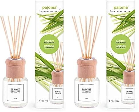 pajoma Raumduft Lemongras, 2er Pack (1 x 50 ml) in Geschenkverpackung
