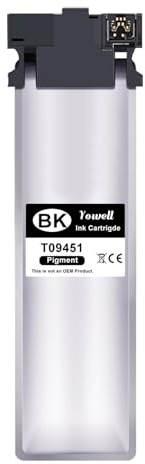 Yowell T9451 Schwarz Druckerpatronen Kompatibel für Epson T9451 EP64534 für Epson Workforce Pro WF-C5710DWF WF-C5790DWF WF-C5210DW WF-C5290DW WF-C5710 WF-C5790 WF-C5210 (1 Schwarz)