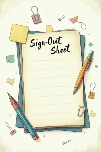 Sign Out Log Book: Classroom, Office & Resource Tracker – Organize Equipment, Books & Tools with Undated Flexibility