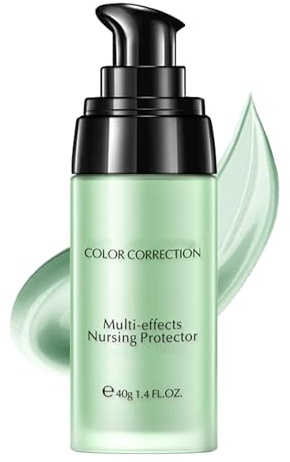 Anti-Redness Face Primer - Green Colour Corrector - Moisturizing Correcting Primer for Blemished Skin - Make up Primer for Red & Blemished Skin, Grips Makeup To Last, Hydrating Isolation Cream