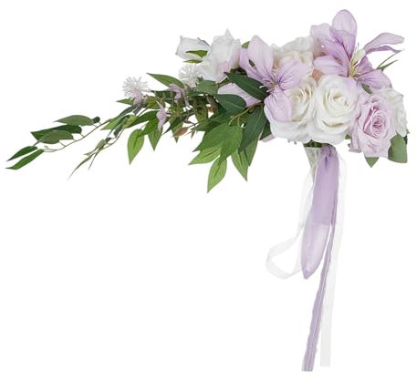 TISHITA Hochzeit Brautstrauß Werfen Bouquet für Party Engagement Valentinstag