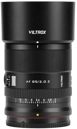 VILTROX AF 85mm F2.0 EVO Objetivo de cámara Full Frame Enfoque automático ligero retrato (para Nikon Z)
