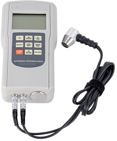 Misuratore di spessore digitale, Spessimetro, Digitale A Ultrasuoni LCD Con Retroilluminazione Da 1.00mm A 300mm Misurazione Dello Spessore
