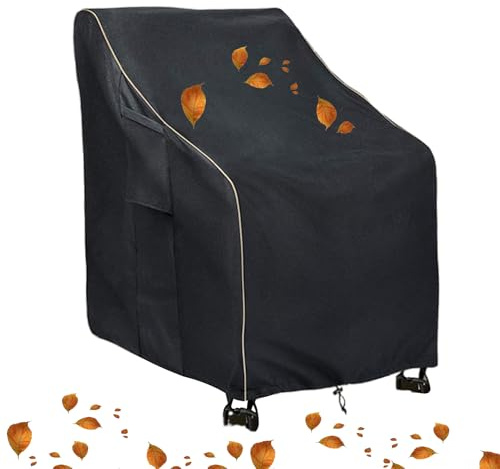 Copertura per sedia a sdraio, resistente e impermeabile, copertura protettiva per mobili, tessuto Oxford resistente ai raggi UV, soluzione antipolvere, di lunga durata, artistica, affidabile
