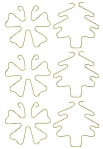 Plant Support Clips - 6 Piece Metal Stem Holders | Reusable Rustproof Plant Accessories | Indoor And Outdoor Potted Plants Supports | For Monstera Pothos Flowers Garden Home Balcony Yard Patio Porch
