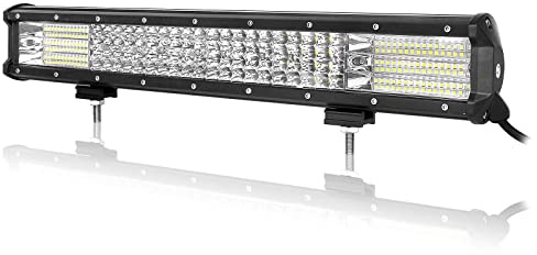 Willpower Led Lichtleiste Balken 12V 24V 20 510W für Auto Offroad KFZ | Lightbar Arbeitsscheinwerfer Scheinwerfer, 6000K Weiß, IP67 Wasserdicht, Beleuchtung für Traktor ATV Boot Quad Fahrzeuge