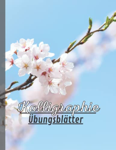Kalligraphie Übungsblätter: Übungsheft mit Kalligrafie Papier | Übungsheft mit Vorlagen für moderne Kalligraphie und HandLettering | Seiten zum Üben ... Kalligraphie schräger linierter Leitfaden