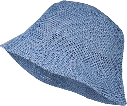 styleBREAKER Damen Fischerhut Papierstroh Sonnenhut | Atmungsaktiv, faltbar für unterwegs, 6 cm Krempe als Sonnenschutz, elastisches Schweißband, Zugband für 55-58 cm Kopfumfang