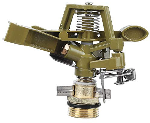 Tomotato Impulsregner, G3/4 Zoll Gartensprinkler 360° Kreisregner Rasensprenger Impulsregner Kopf für Garten Rasen Bewässerungssystem, Sprühdurchmesser: 10-20m