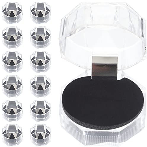 TOPPERFUN 20stücke Teiliges Transparente Ringbox Mit Deckel Schmuckschatulle Für Verlobungsringe Kompakte Aufbewahrung Kratzfest Leicht Für Hochzeiten Und Romantische Anlässe