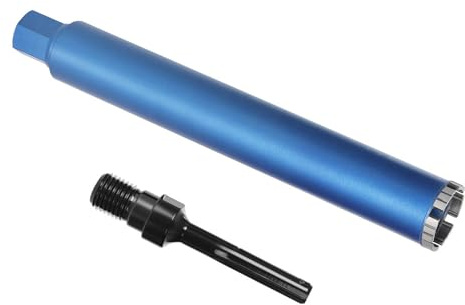 Couronne de Forage diamantée 1 ¼ UNC Ø52 mm/L460 mm avec adapt. SDS-Max | Sec et Humide Foret Trépan diamant de Carottage pour Carotteuse - Percer Béton, Armé Granit, Pierre Dure, Maçonnerie