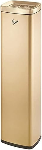asdchZen Standaschenbecher Für Den Außenbereich, Standaschenbecher Für Den Außenbereich, Standaschenbecher Für Den Außenbereich, Freistehender Aschenbecher Für Den Außenbereich,Gold,81X22.3X18.3CM