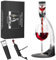 Zaxiva Set de Luxe Carafe à Décanter Vin, Carafe Vin Haut de Gamme avec Aérateur de Vin, Pompe à Vide & Tire-Bouchon Élégant, Coffret Cadeau Homme Parfait pour Amateur de Vin