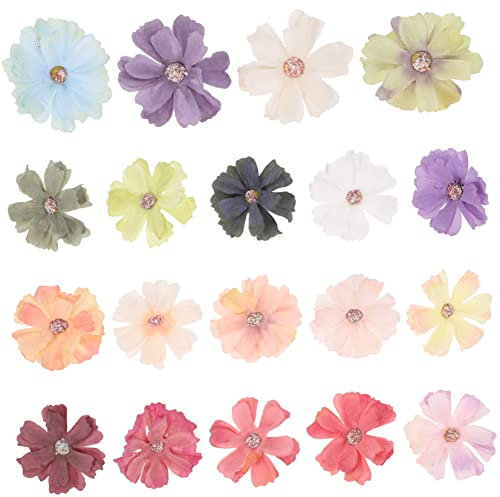 Housoutil 50stücke Künstliche Blumenköpfe Mini Blumen Bastelmaterial Kunstblumen Für Dekoration DIY Projekte Simulation Blumen Zum Dekorieren