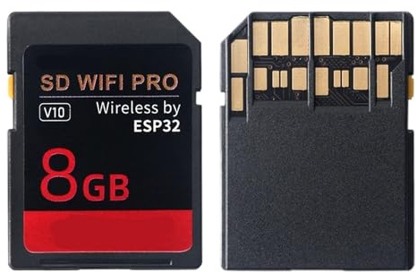 Strumento compatibile con Scheda WIFI PRO SD da 8 GB basata su ESP32 con lettore di schede e scheda di caricamento Supporto server Web Trasmissione wireless per stampanti 3D
