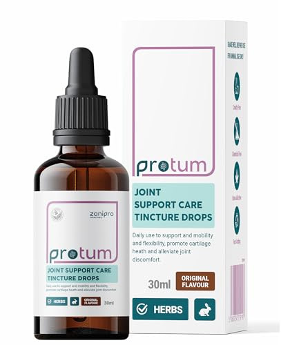 Zanipro Gelenk Tropfen für Kaninchen & Kleintiere – 30 ml | natürlich mit Glucosamin, MSM & Gel, Gelenkpflege mit sofortiger Schmerzlinderung für Frettchen, Hamster & Meerschweinchen