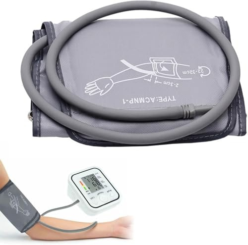 Manguito Tensiometro Brazalete, 22-32cm Universal Manguito Tensiometro, Monitor de Presión Arterial Manguito Recambio, Tensiómetro de Uso Doméstico para Adultos, Personas Mayores