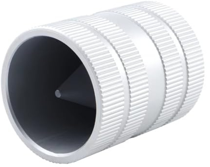 Bosiyrggrl Herramienta Escariadora de Tuberías, Removedor de Rebabas, Recortador Interno y Externo, Limpieza de Tuberías de Cobre/PVC y de Aire Acondicionado.