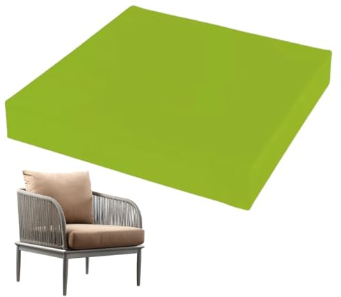 Cojines para Muebles de Exterior 55x55x10cm Fabricados con Tejido de poliéster Impermeable, Relleno de Esponja de Alta Densidad y partículas Antideslizantes de Silicona, Tien