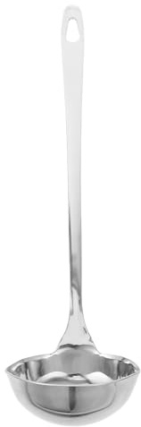 Toyvian Mestolo in Acciaio Inox Beccuccio e Manico, Mestolo per Cucinare e Servire Zuppe e Brodi in Cucina